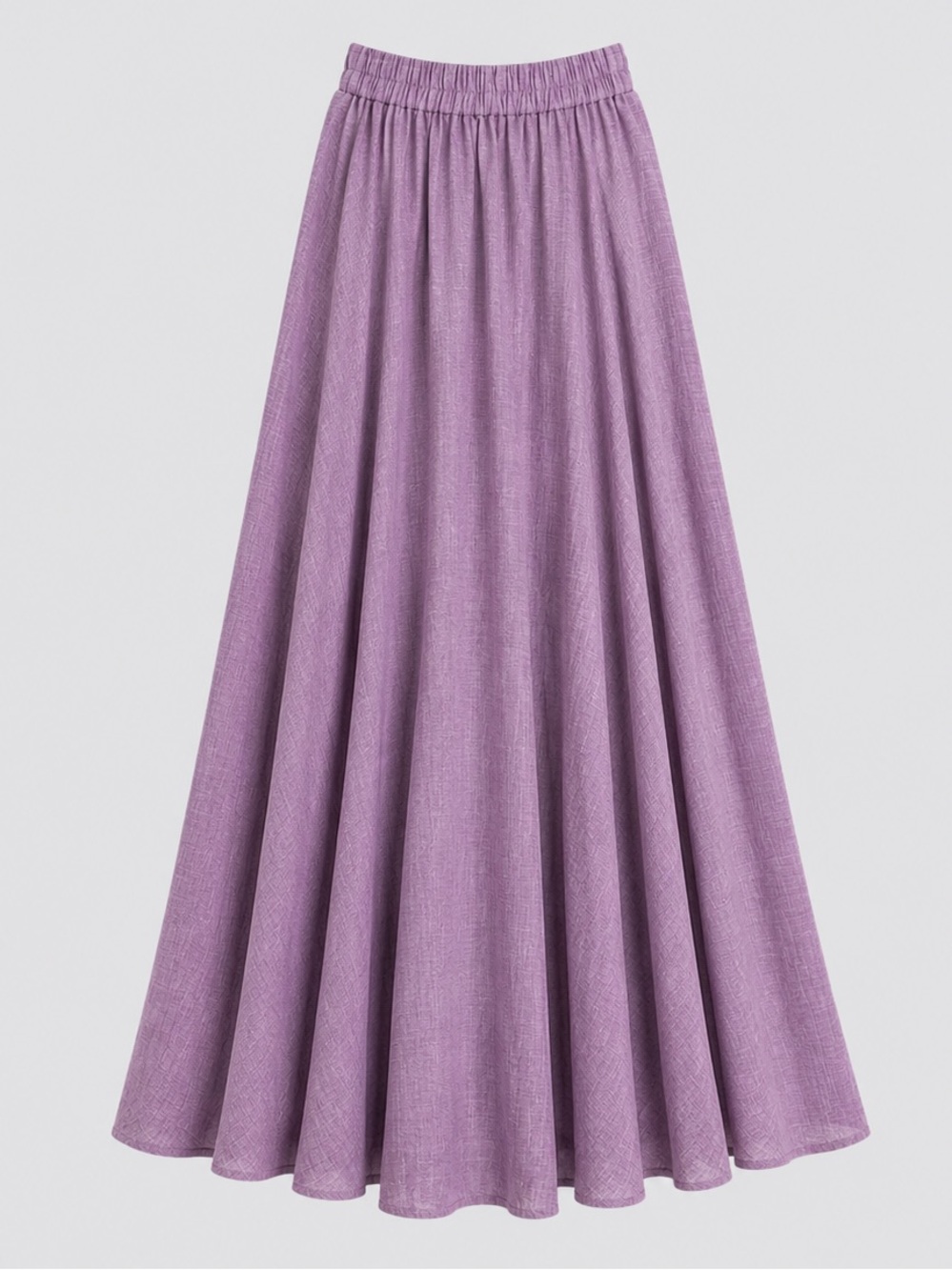 Womens Maxi Skirt XS Fairy Whimsical Cottage Romantic Pastel Purple Coachella